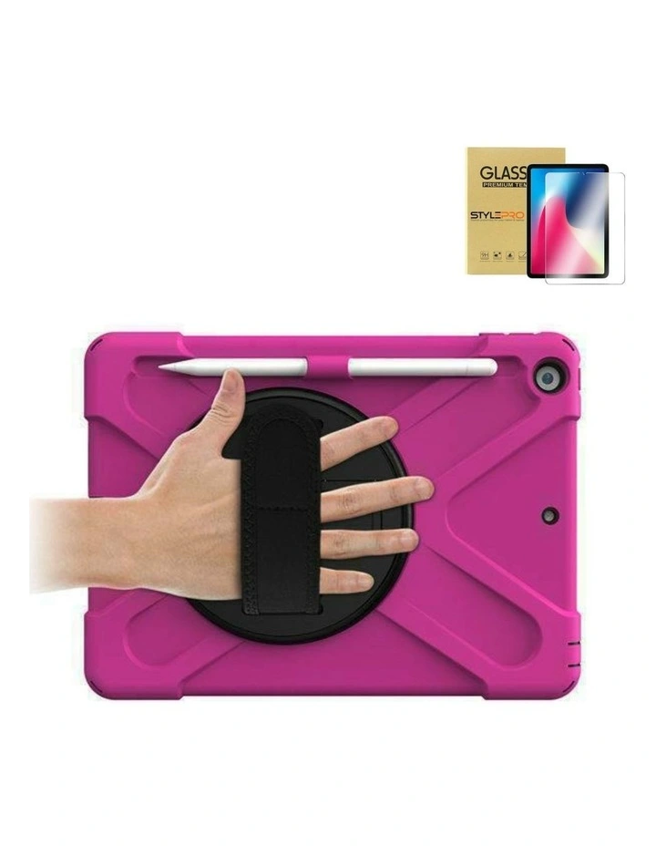 Ipad 10th And 11th Generation Case With Screen Protector in Pink image 1