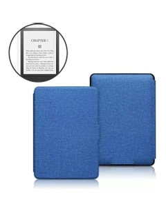 Kindle Paperwhite And Colorsoft 7 Case Plus Screen Protector in Blue
