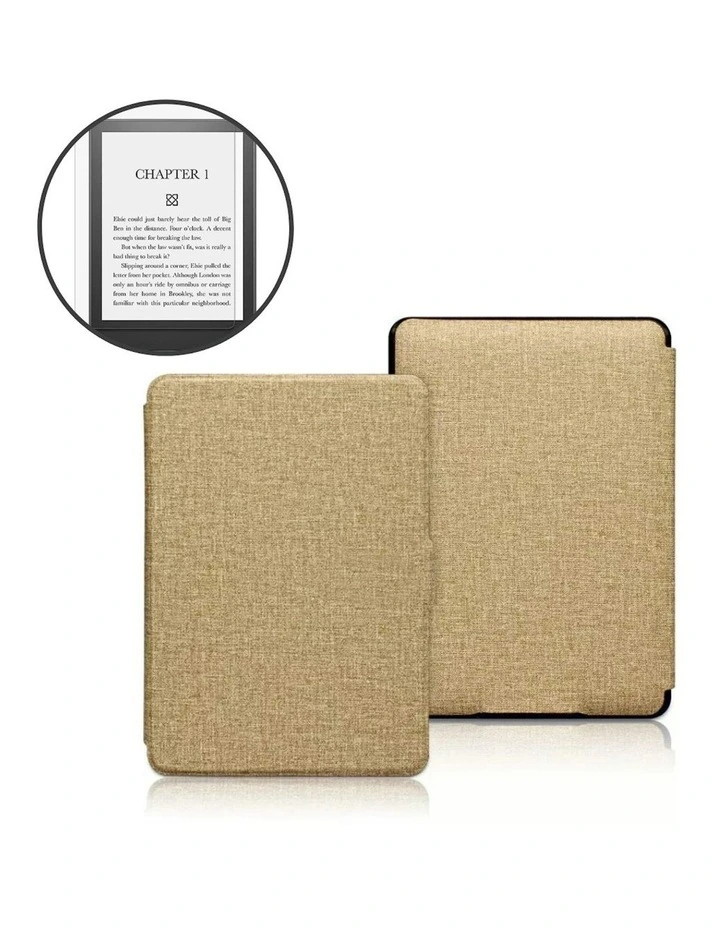 Kindle 7 Case And Screen Protector in Brown image 1