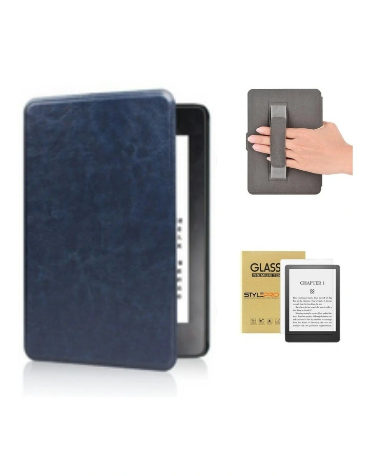 Kindle Paperwhite And Colorsoft Case With Screen Protector in Blue image 1