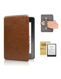 Kindle Paperwhite And Colorsoft Case With Screen Protector in Brown