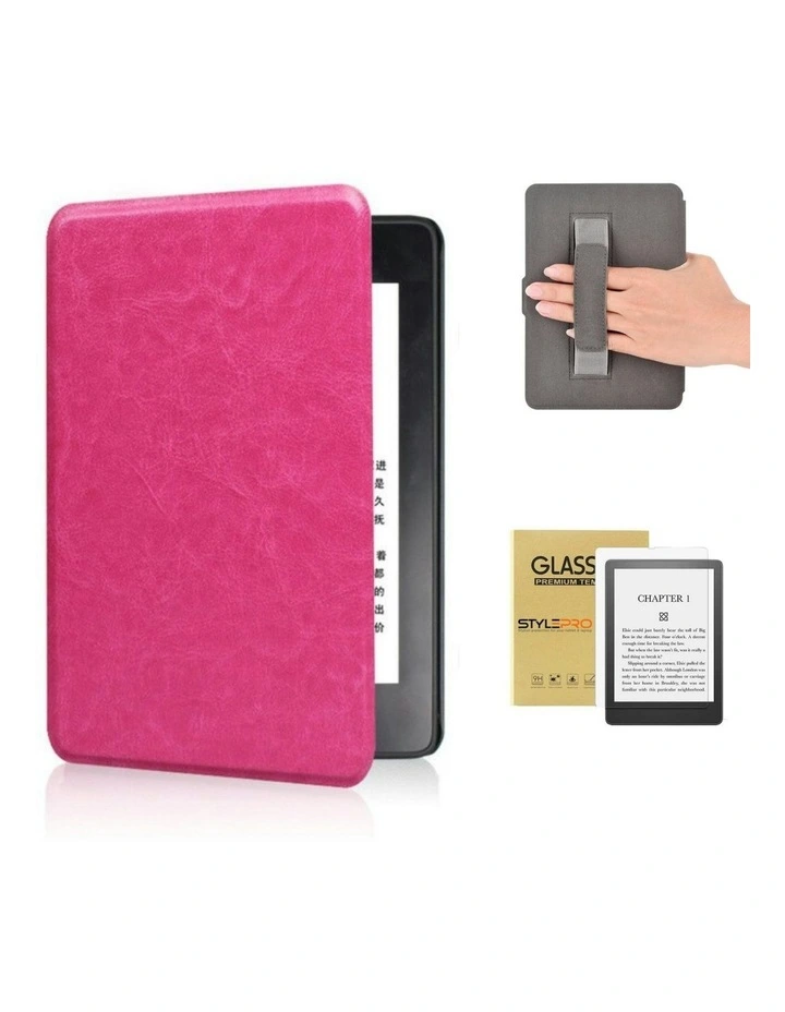 Kindle Paperwhite And Colorsoft Case With Screen Protector in Pink image 1