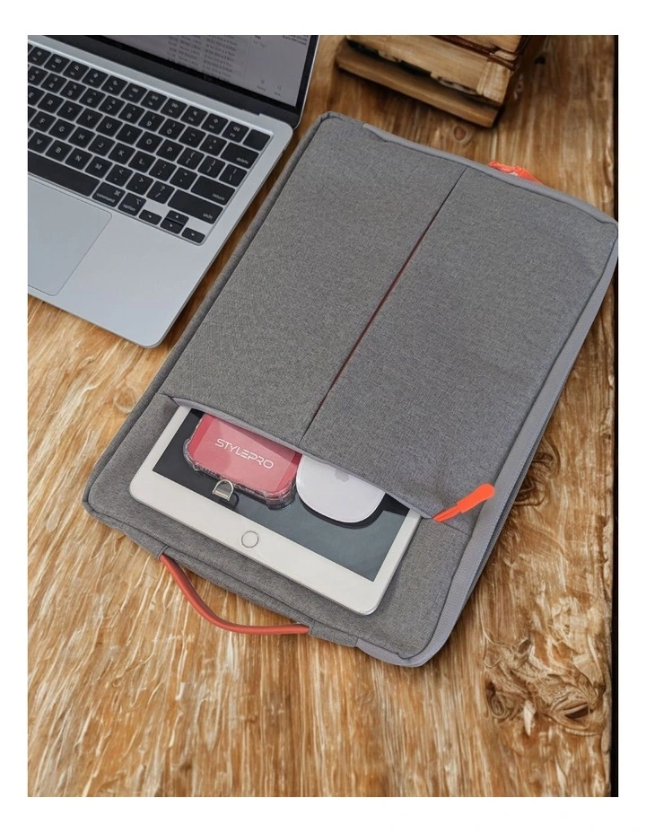 Portable Sleeve For Laptop and Macbook in Grey image 4