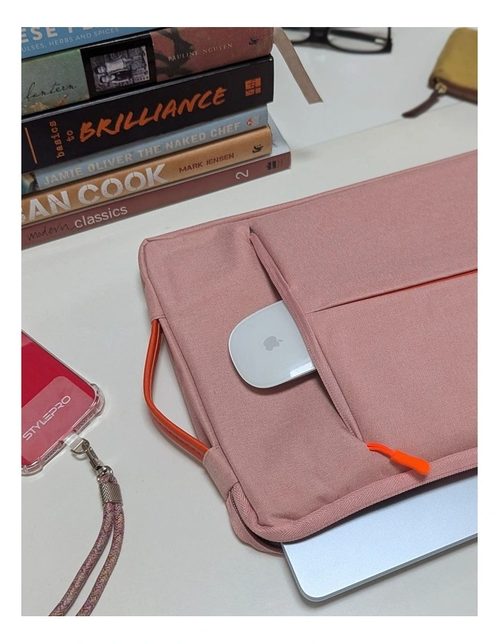 Portable Sleeve For Laptop & Macbook in Pink image 3
