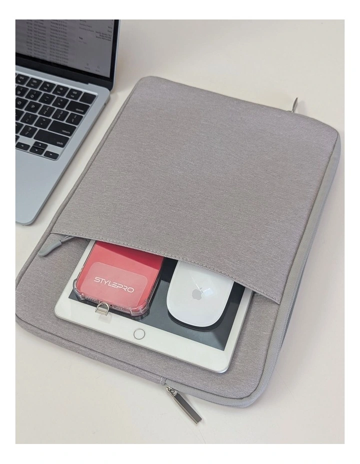 Laptop and MacBook Sleeve in Grey image 4