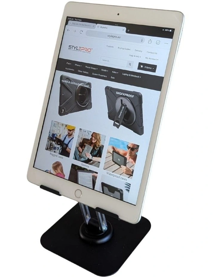 360 Rotatable Tablet Stand, iPad & Tablets up to 13 in Black image 2