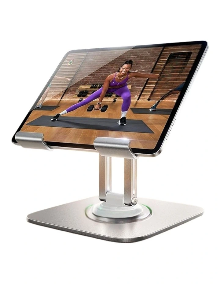 StylePro 360 Rotatable Tablet Stand, iPad & Tablets up to 13, Silver image 1