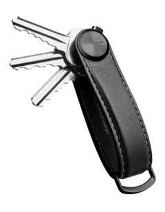 Leather Key Organiser Pro in Black
