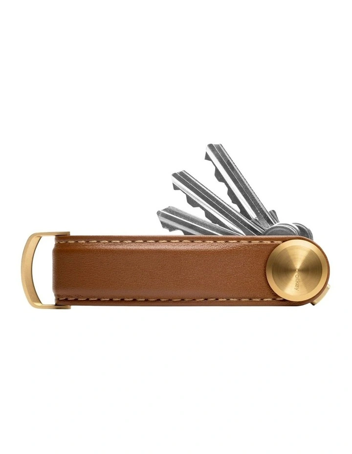 Leather Key Organiser Pro in Cedar image 3