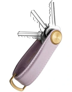 Saffiano Leather Key Organiser Pro in Lilac