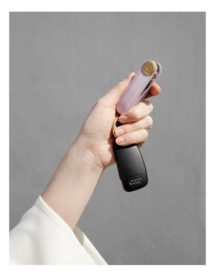 Saffiano Leather Key Organiser Pro in Lilac image 4