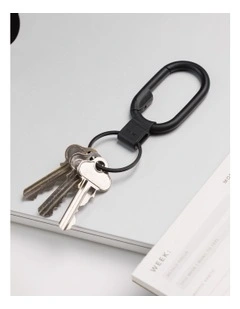 Clip Mini Keyring in Black