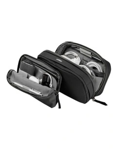 2-in-1 Tech Pouch in Black
