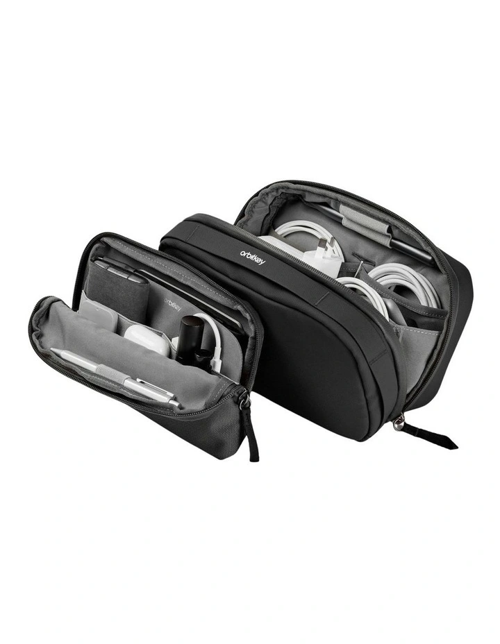 2-in-1 Tech Pouch in Black image 1