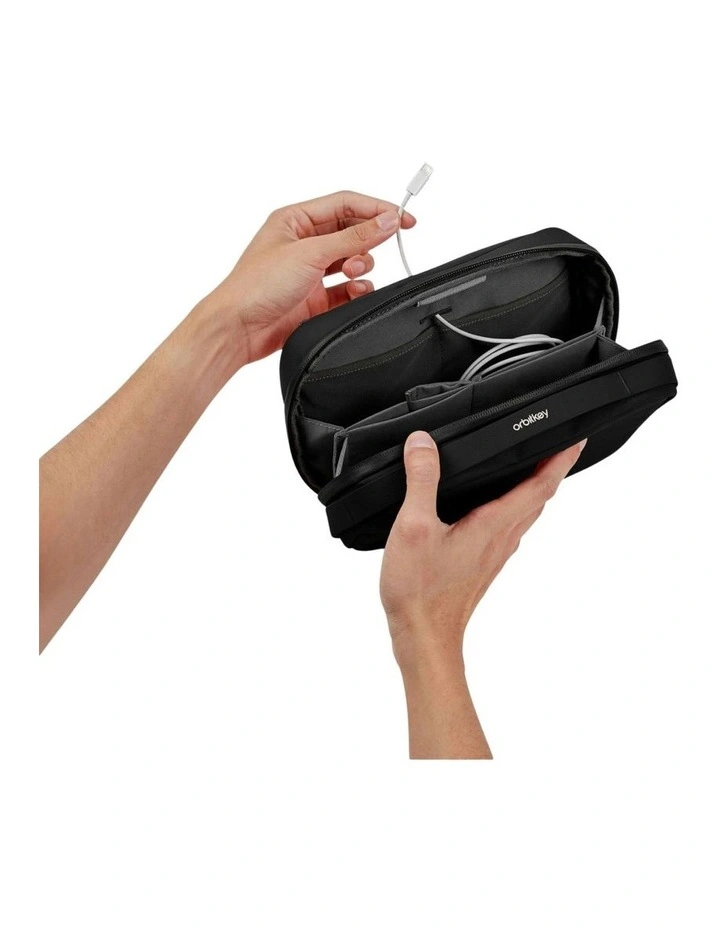 2-in-1 Tech Pouch in Black image 3