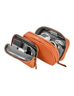 2-in-1 Tech Pouch in Terracotta