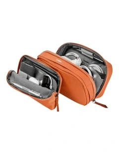 2-in-1 Tech Pouch in Terracotta