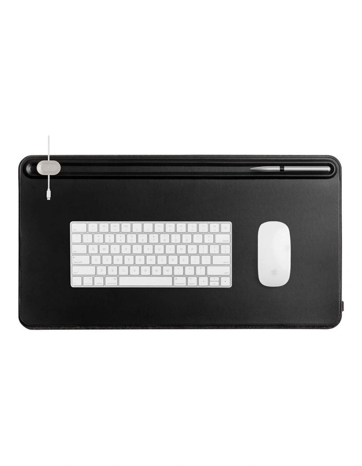 Desk Mat Large in Black image 2