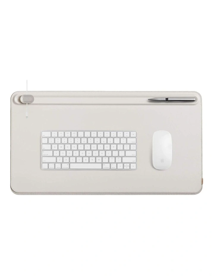 Desk Mat Large in Silver image 2