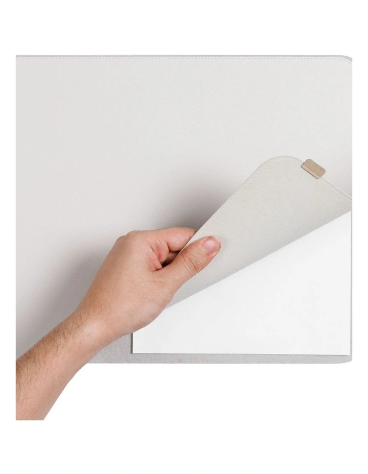 Slim Desk Mat in Stone image 3
