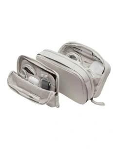 Kon Mari 2-in-1 Tech Pouch in Beige