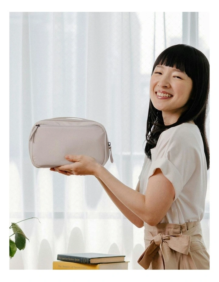 Kon Mari 2-in-1 Tech Pouch in Beige image 6