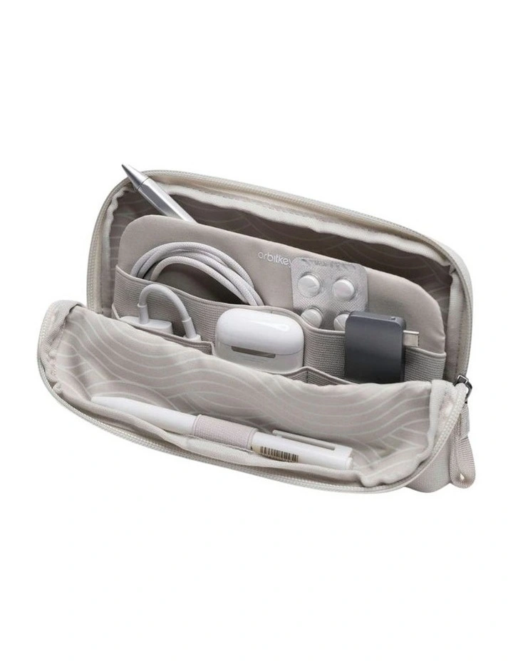Kon Mari Desk Pouch in Beige image 1