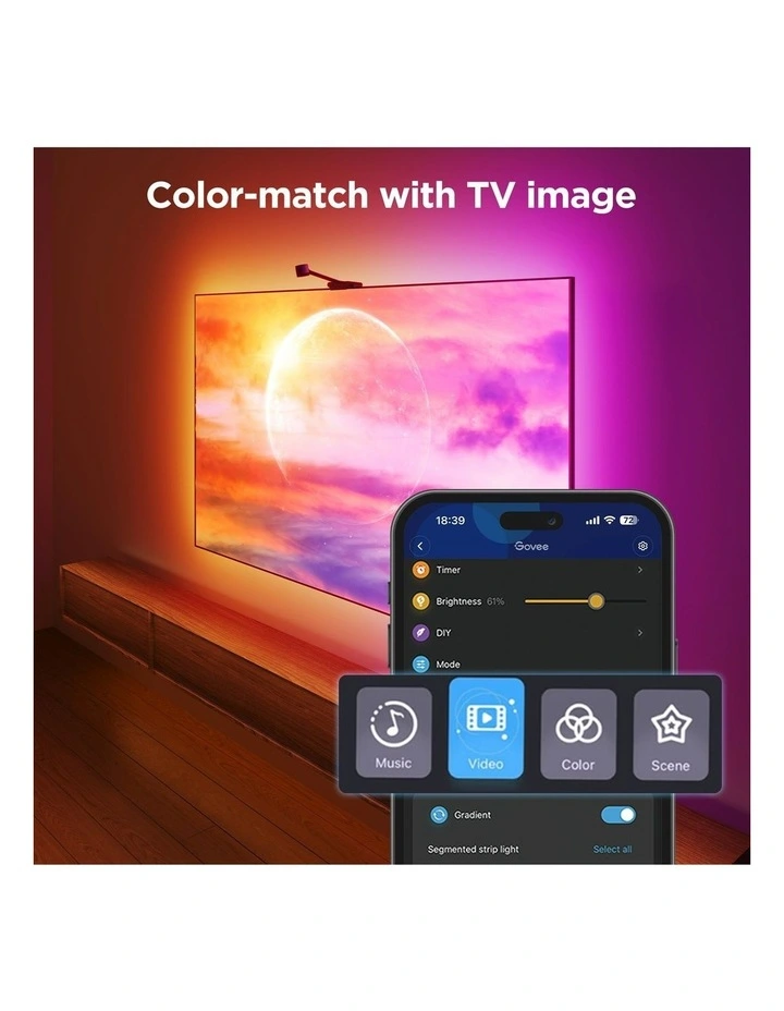 Smart TV Backlight Kit 3S (55"-65") image 6