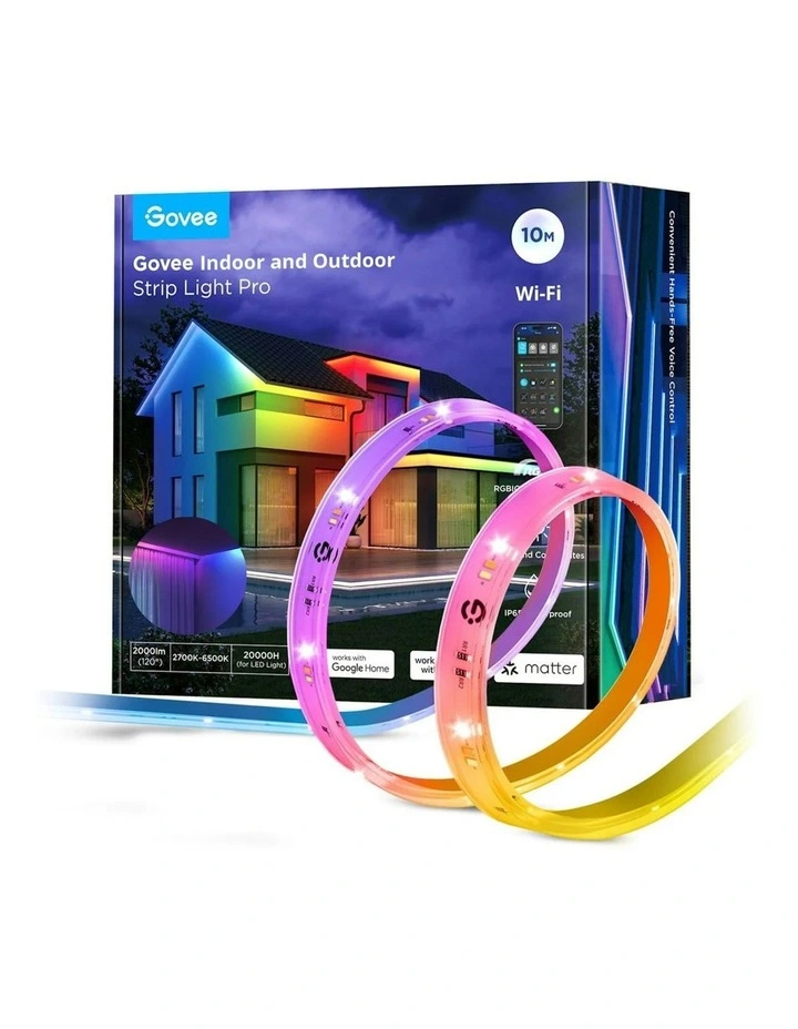 Indoor + Outdoor Strip Light Pro 10M image 1