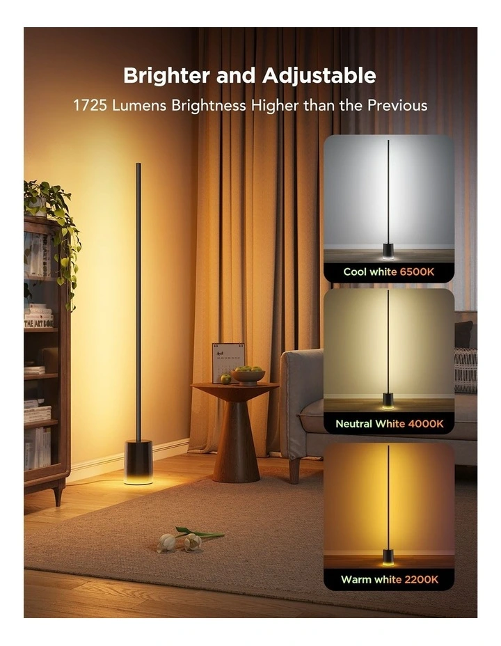 RGBICWW Corner Floor Lamp 2 (Matter Compatible) image 3