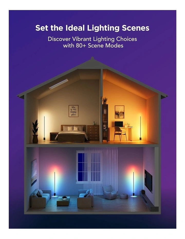 RGBICWW Corner Floor Lamp 2 (Matter Compatible) image 5