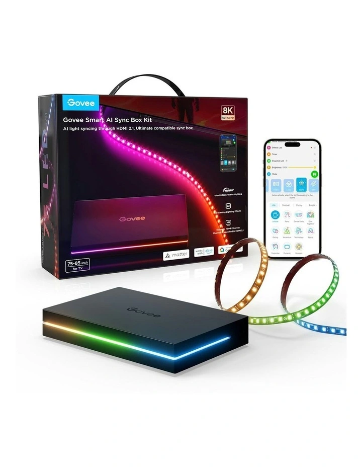 Smart AI TV Sync Box Kit 75-85inches image 1