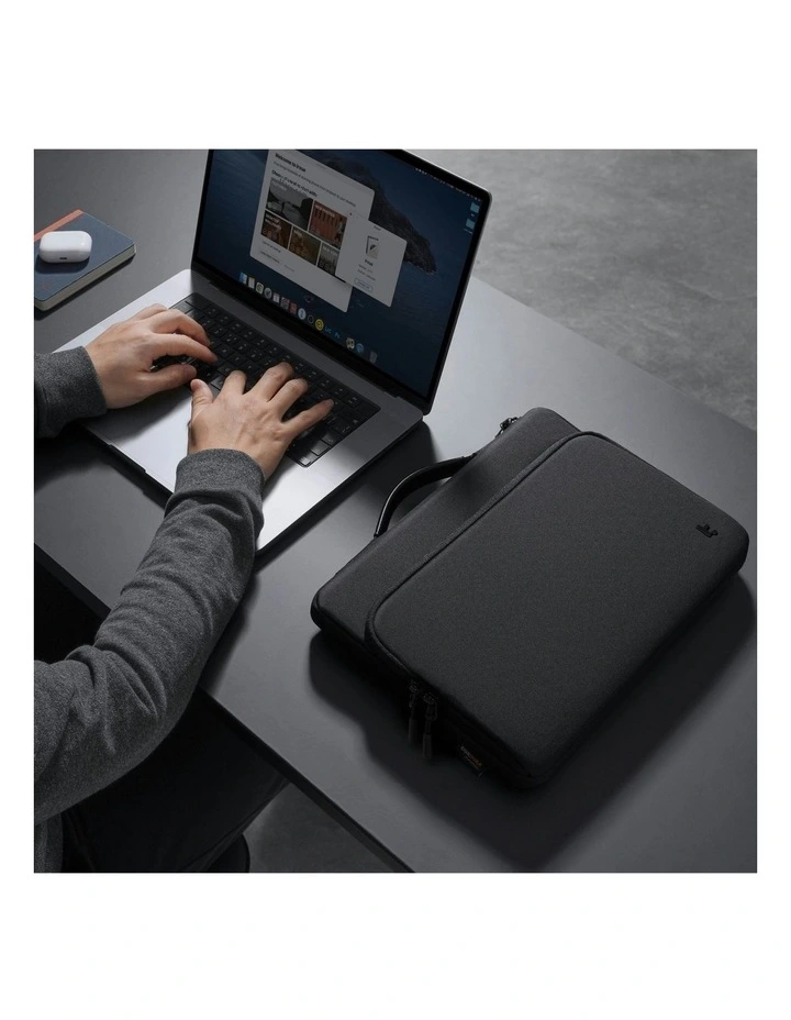 Defender-A14 Premium Laptop Briefcase 16-Inch in Black image 6