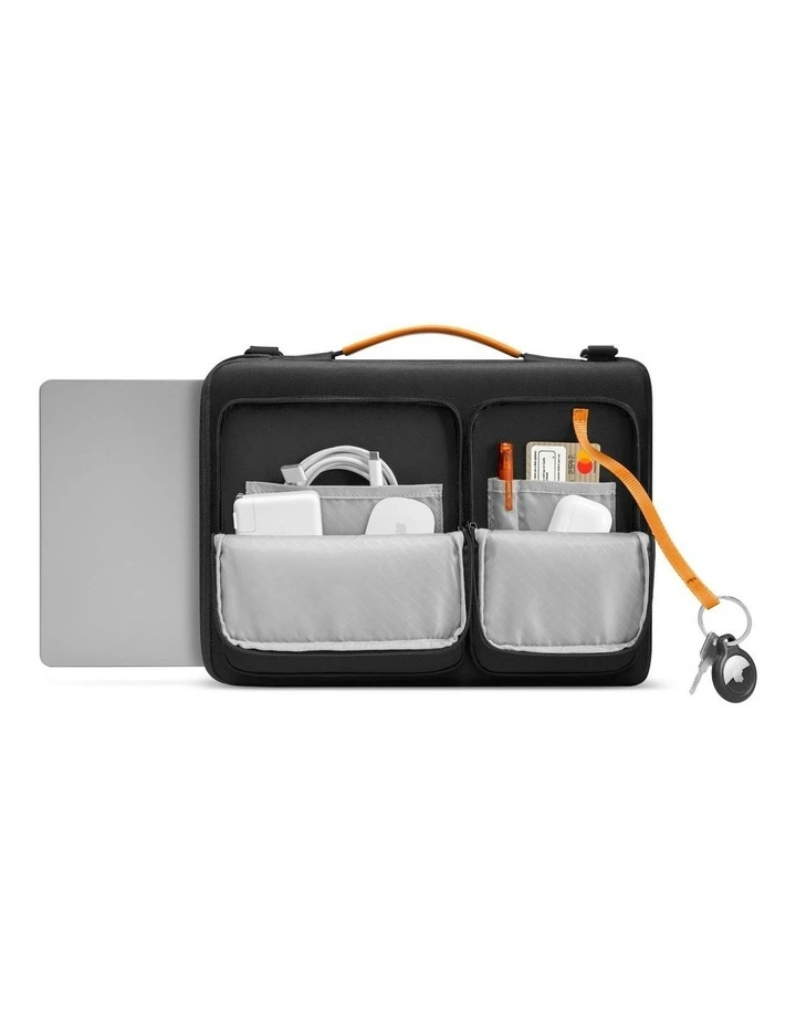 Defender-A42 Laptop Shoulder Bag 16inch in Black image 4