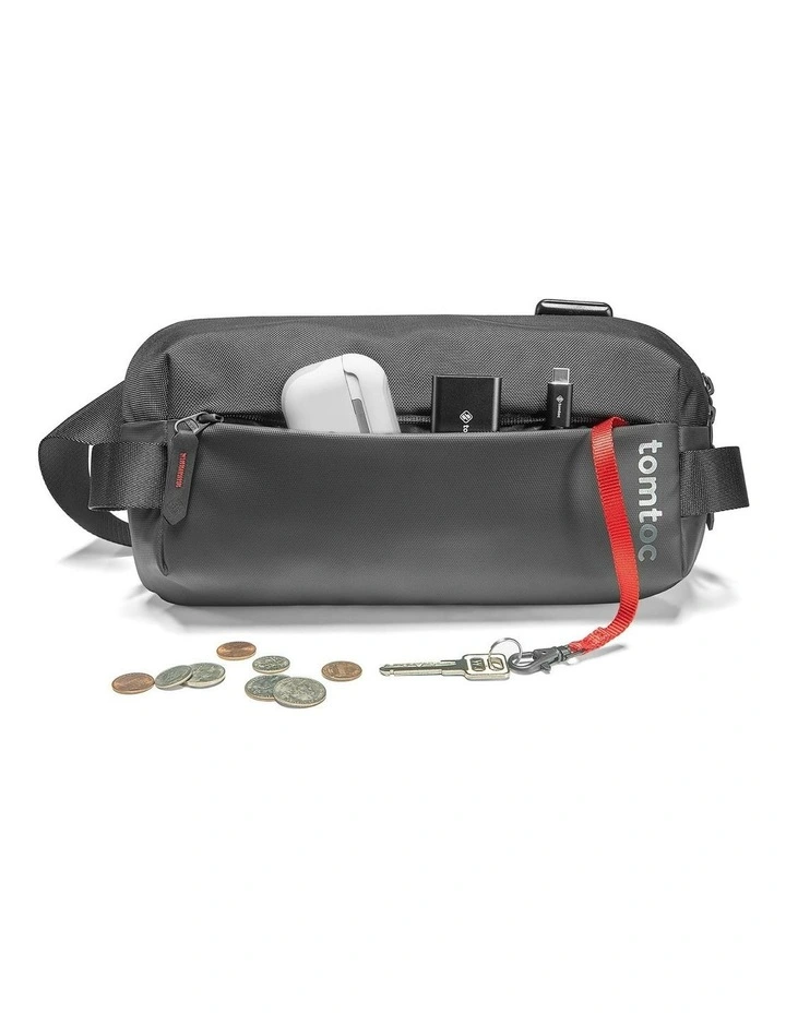 Explorer-T21 EDC Sling Bag / Crossbody Bag in Black image 5