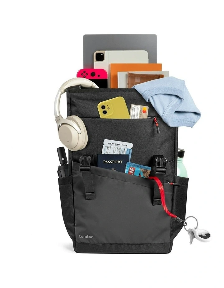 Slash-T64 Laptop Backpack in Black image 6