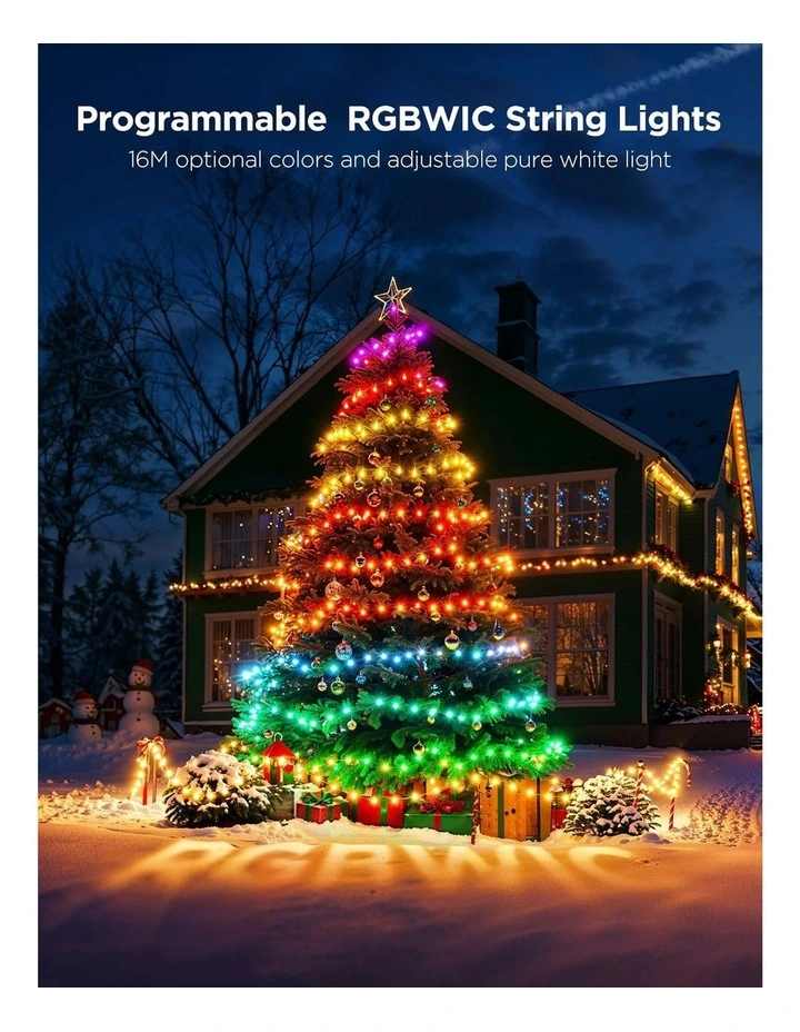 Christmas String Lights 2S 20m in Multi image 5