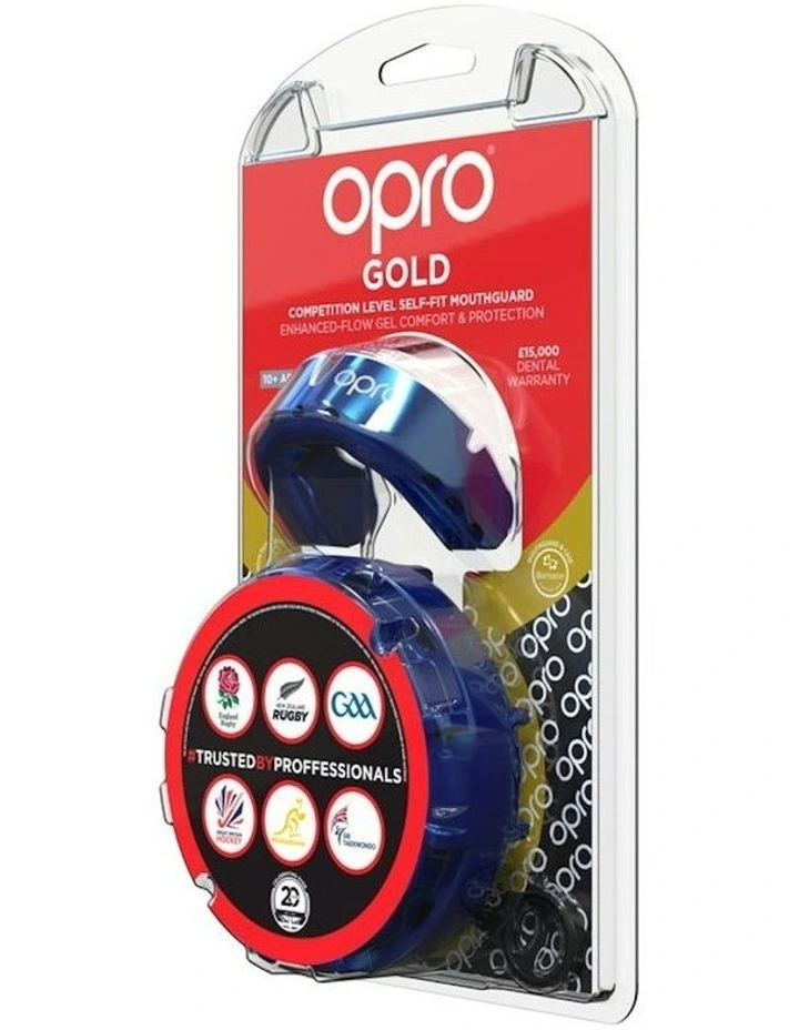 Gen 4 Gold Mouthguard in Blue/Prl image 4