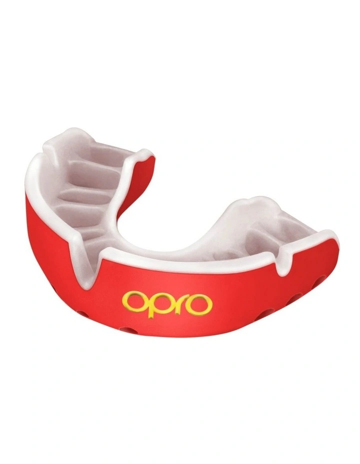 Gen 4 Gold Mouthguard in Red/Prl image 1