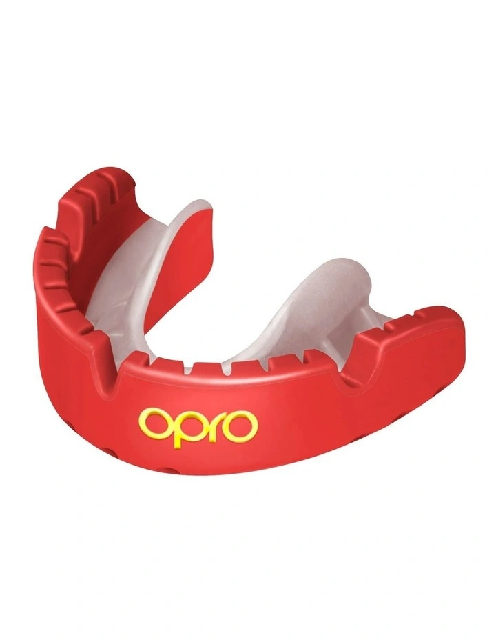 Gold Mouthguard For Braces in Red/Prl image 1