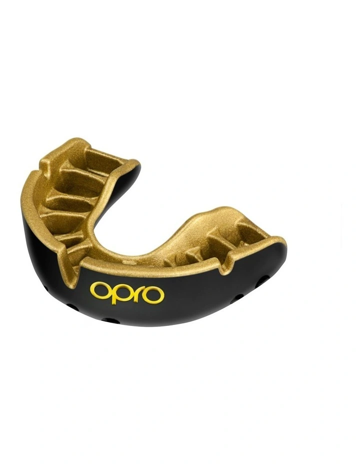 Gen 4 Gold Youth Mouthguard in Black/Gold image 1