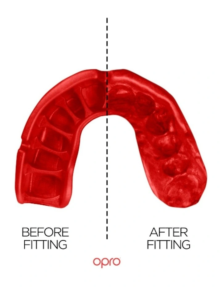 Gen 4 Ufc Platinum Mouthguard in Black/Met/Red image 3