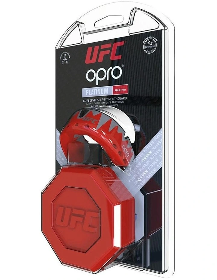 Gen 4 Ufc Platinum Mouthguard in Black/Met/Red image 5