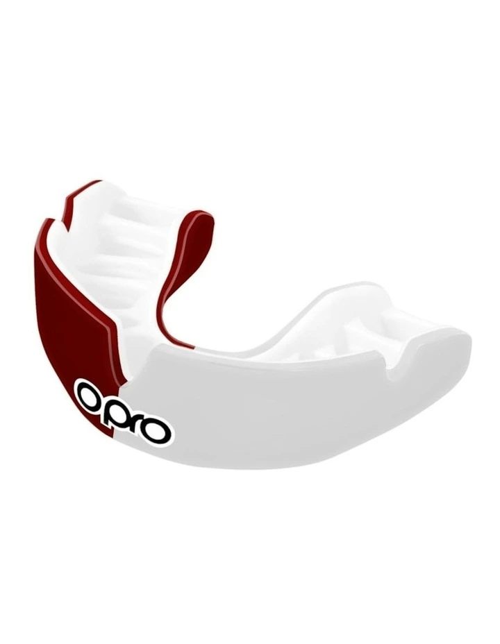 Gen 4 Power-Fit Mouthguard in Maroon White image 1