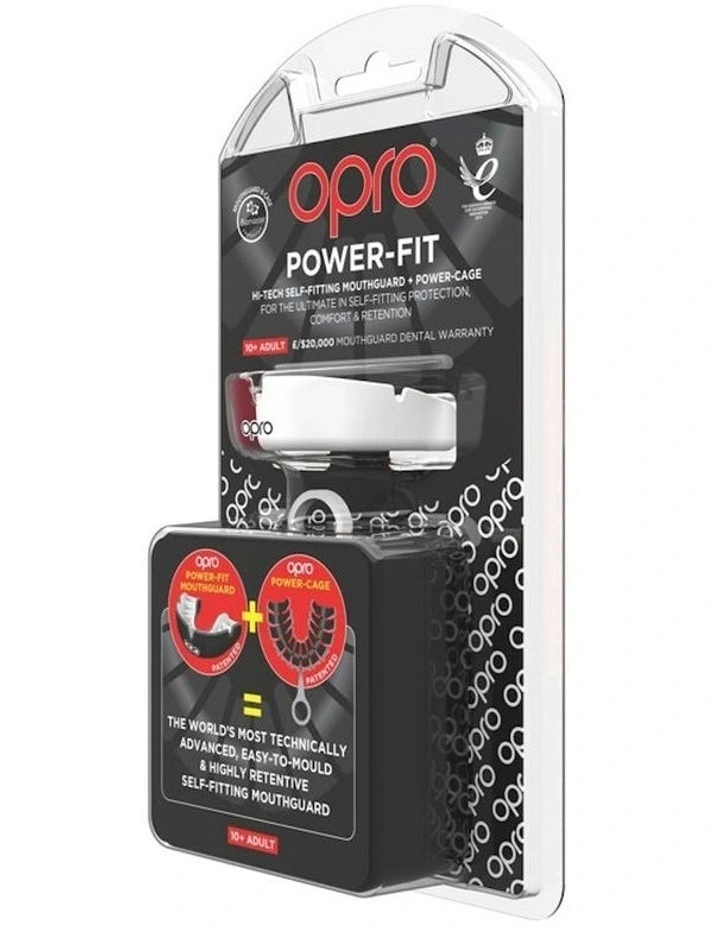 Gen 4 Power-Fit Mouthguard in Maroon White image 4