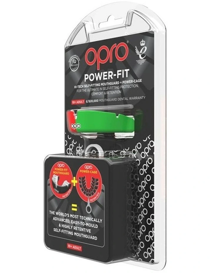 Gen 4 Power-Fit Mouthguard in Red Green image 3