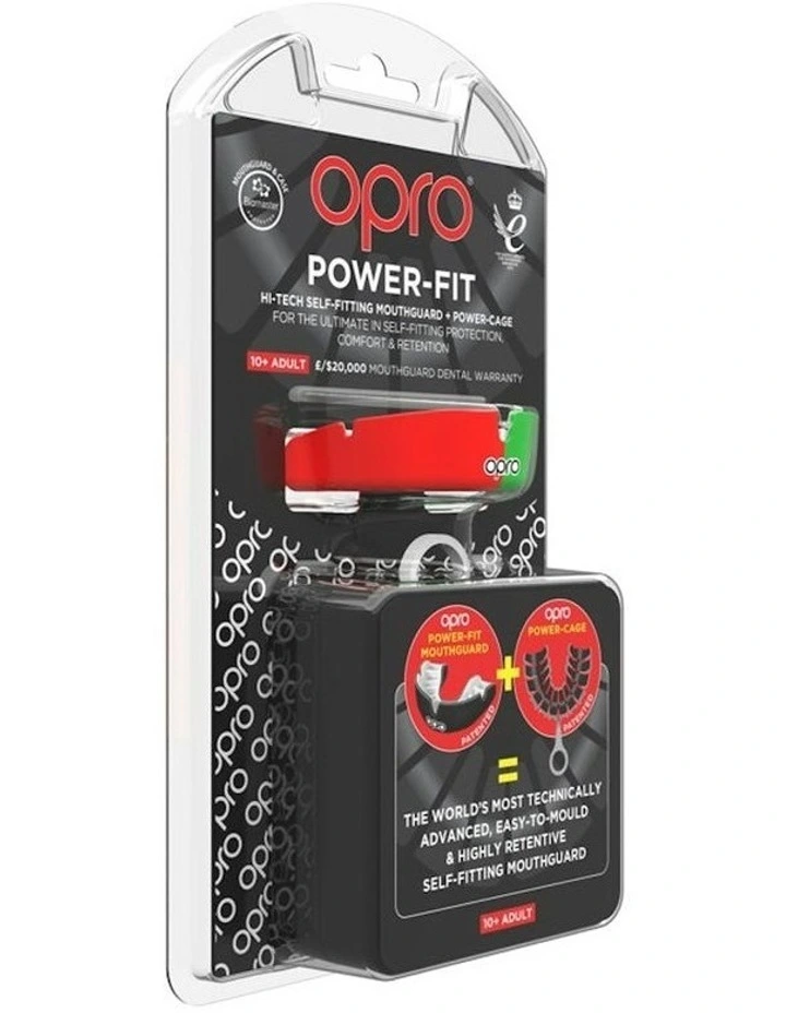 Gen 4 Power-Fit Mouthguard in Red Green image 4