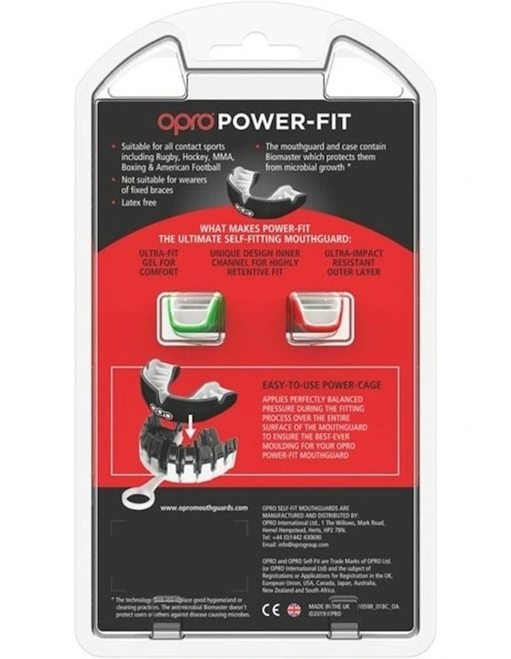 Gen 4 Power-Fit Mouthguard in Red Green image 5