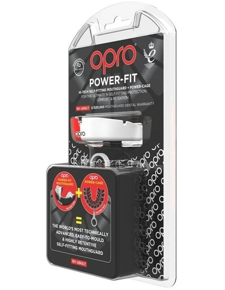 Gen 4 Power-Fit Mouthguard in Red White image 3