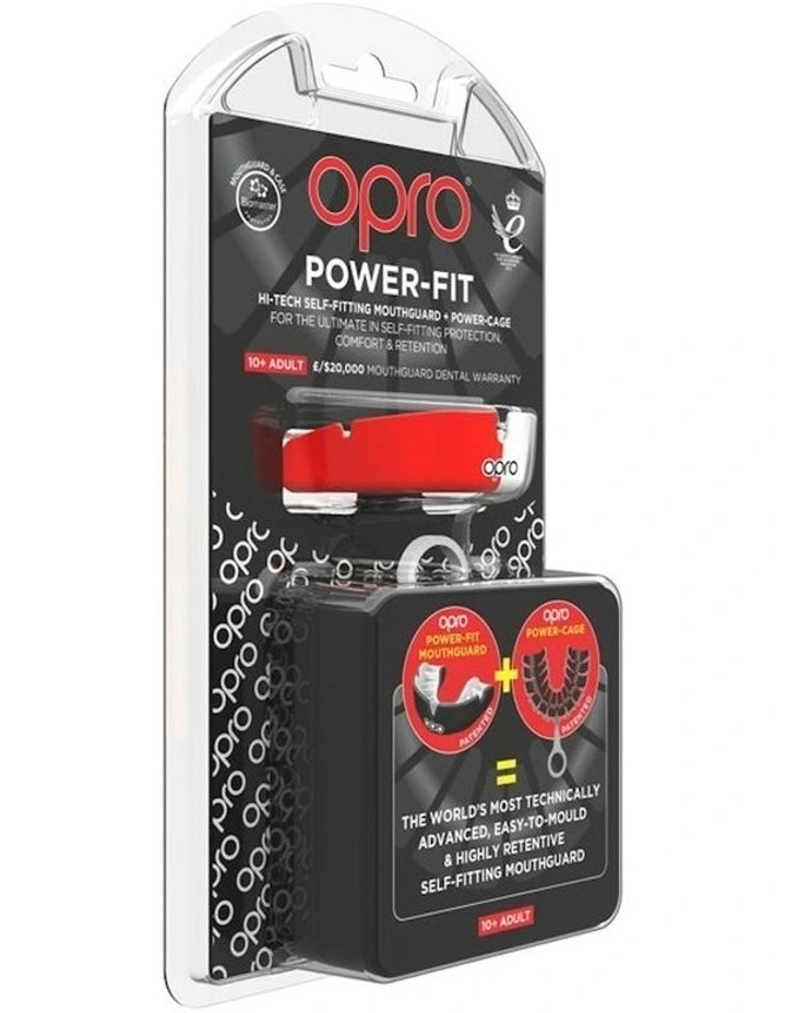 Gen 4 Power-Fit Mouthguard in Red White image 4